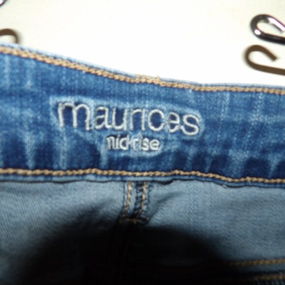Maurices Mid Rise Skinny Jegging Jeans Sz L Reg - Picture 4 of 6